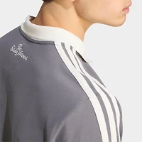 Men's adidas Mercedes-AMG Petronas F1 Team Silver Arrows Icon Long-Sleeve Polo Shirt
