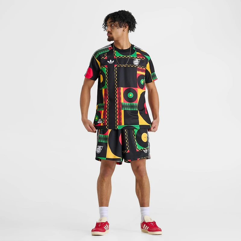 Men's adidas Originals x Bob Marley Jamaica Print T-Shirt