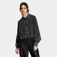 Women's adidas Originals Superstar Double Layered Cropped Track Top