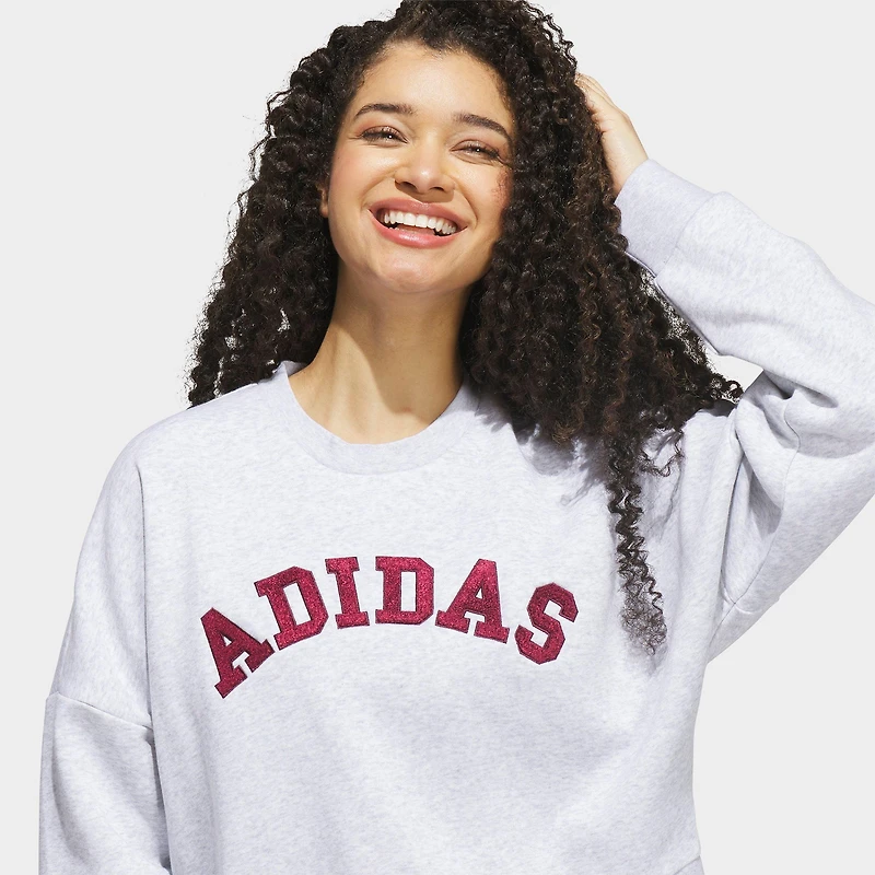Women's adidas Sportswear Chenille Logo Graphic Sweatshirt