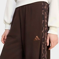 Women's adidas Seasonal Essentials Animal Print 3-Stripes Pants