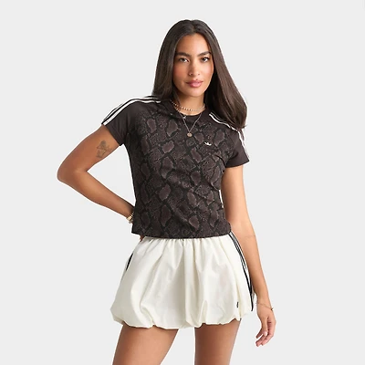 Women's adidas Originals Snakeskin Print Cali T-Shirt