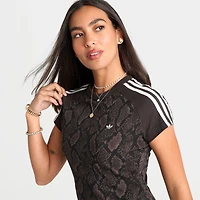 Women's adidas Originals Snakeskin Print Cali T-Shirt