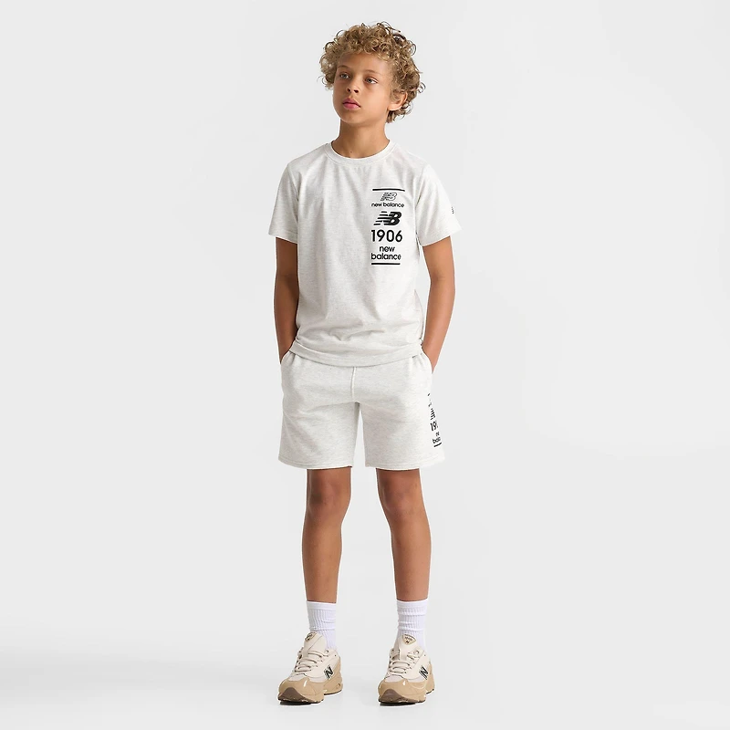 Big Kids' New Balance Stacked Logo T-Shirt