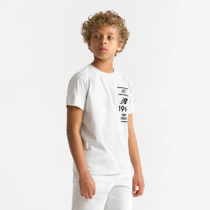 Big Kids' New Balance Stacked Logo T-Shirt