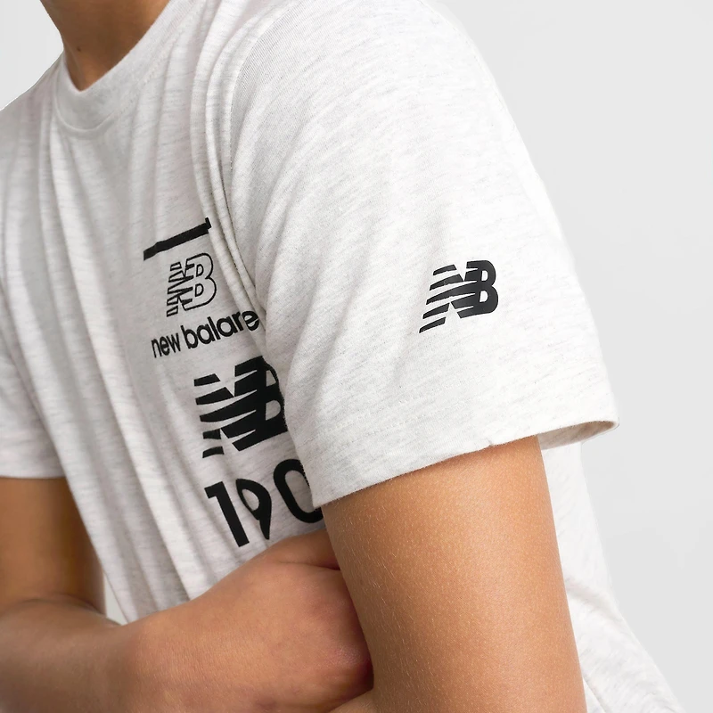 Big Kids' New Balance Stacked Logo T-Shirt