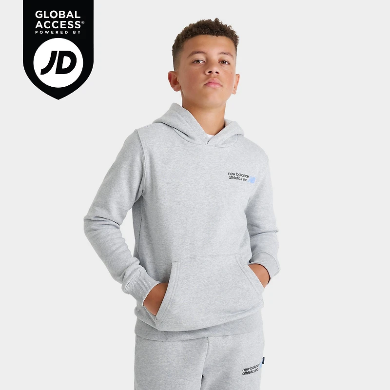 Big Kids' New Balance Athletics Flying NB Fleece Pullover Hoodie