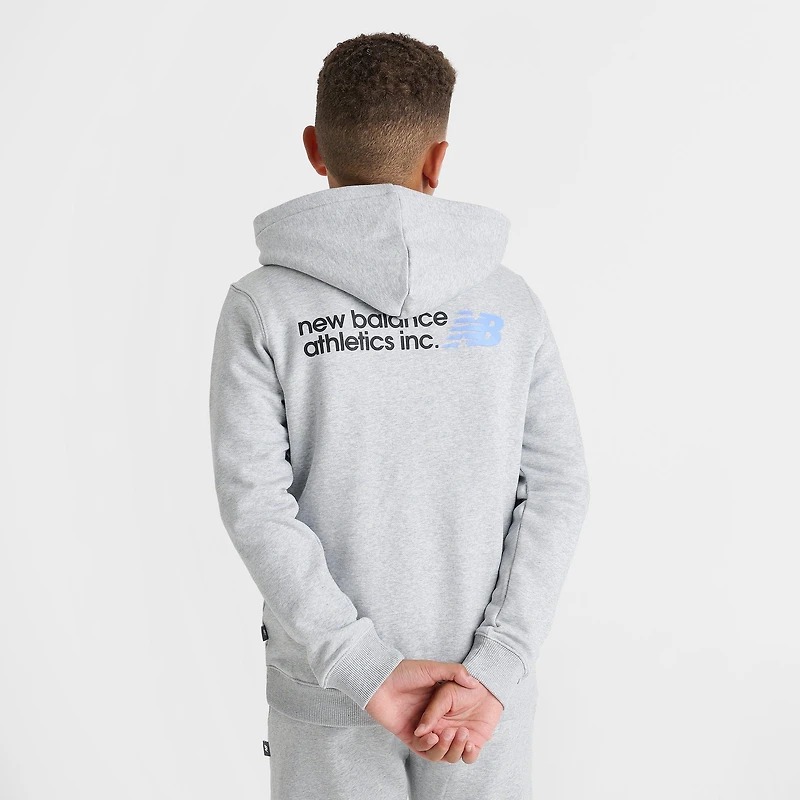 Big Kids' New Balance Athletics Flying NB Fleece Pullover Hoodie