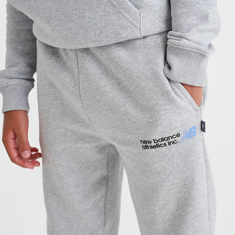 Big Kids' New Balance Linear Logo Jogger Pants