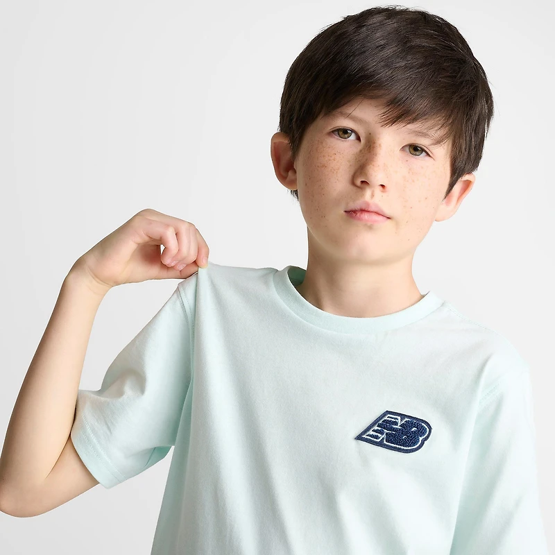 Boys' Big Kids' New Balance Chenille Logo T-Shirt