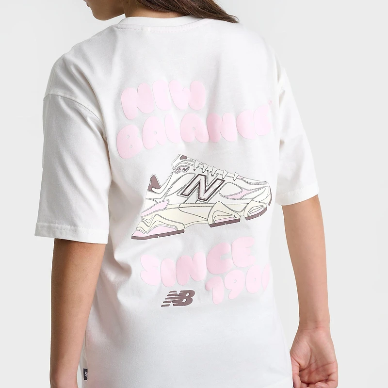 Girls' New Balance 9060 Bubble Graphic T-Shirt