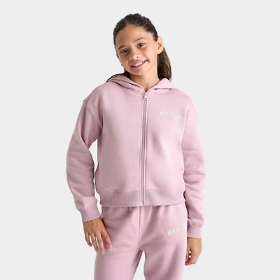 G ARCH GRAPHIC CROPPED FZ HOOD