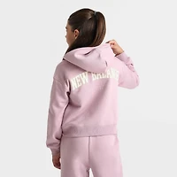 G ARCH GRAPHIC CROPPED FZ HOOD