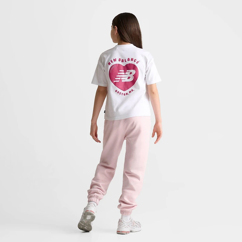 Girls' Big Kids' New Balance Heart Bubble T-Shirt