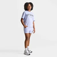 Girls' Big Kids' New Balance Arch Logo Fleece Shorts