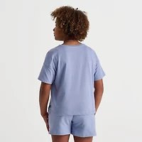 Girls New Balance Club Cropped T-Shirt
