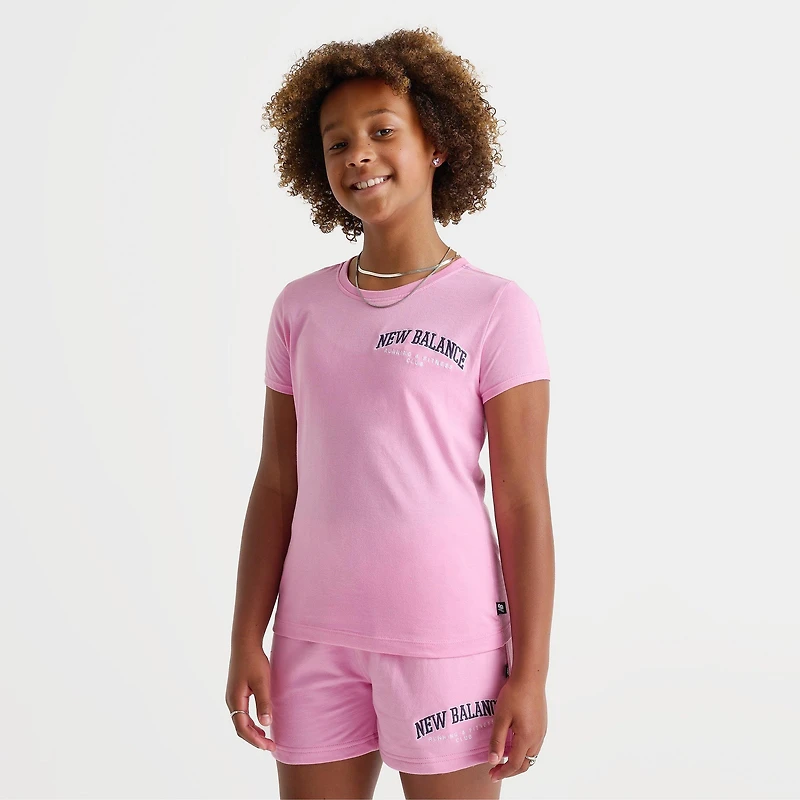 Girls' Big Kids' New Balance Club Baby T-Shirt