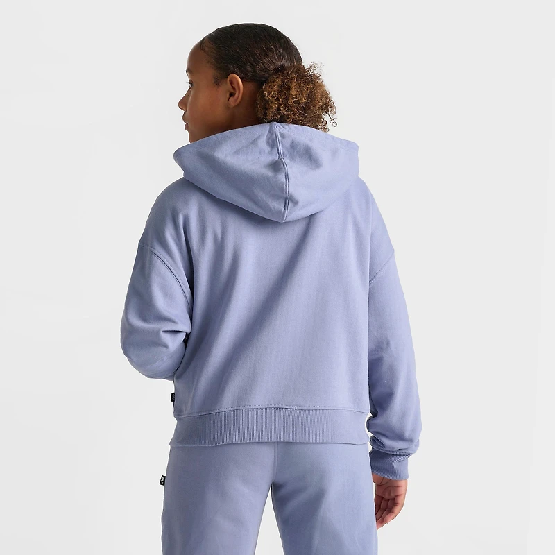 Girls' Big Kids' New Balance Club Fleece Cropped Full-Zip Hoodie