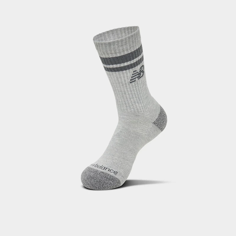 New Balance Active Lifestyle Striped Crew Socks (3-Pack)