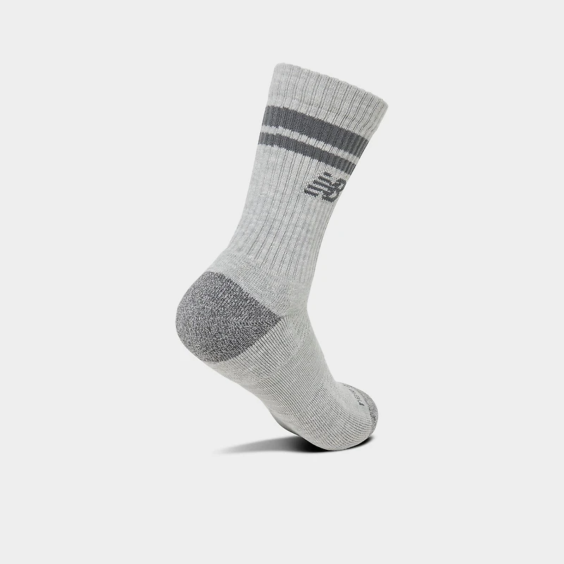 New Balance Active Lifestyle Striped Crew Socks (3-Pack)