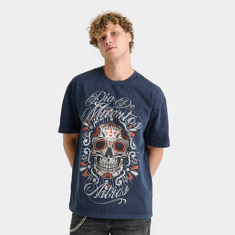 Men's Pro Standard Houston Astros MLB Eternal Skull Graphic T-Shirt