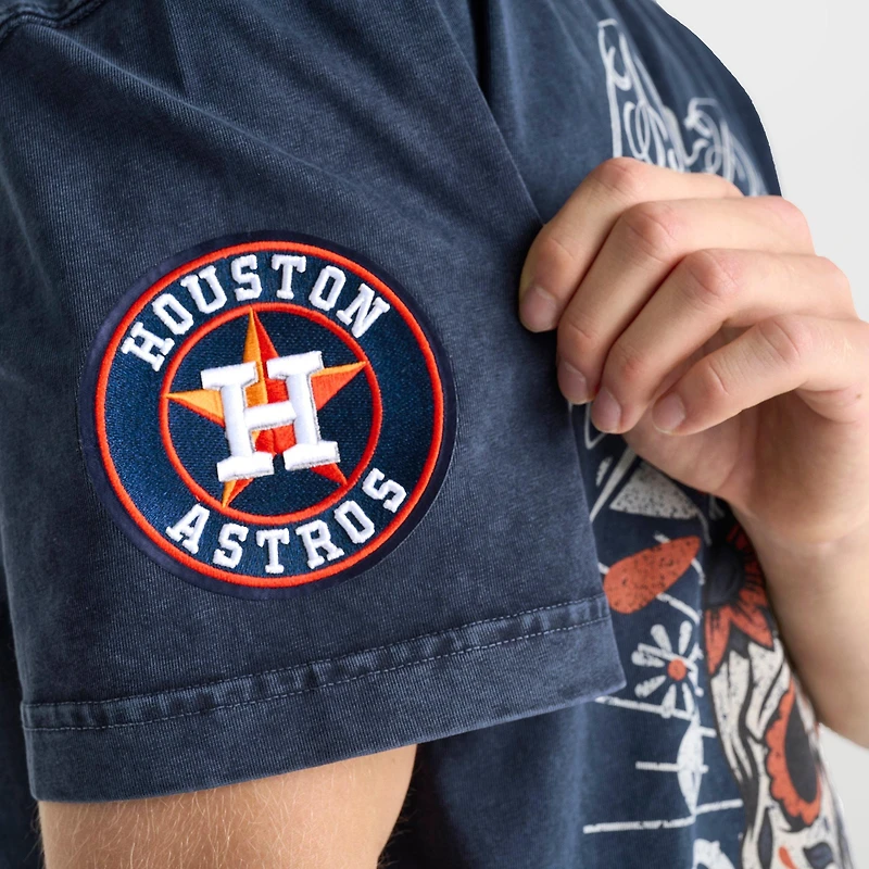 Men's Pro Standard Houston Astros MLB Eternal Skull Graphic T-Shirt