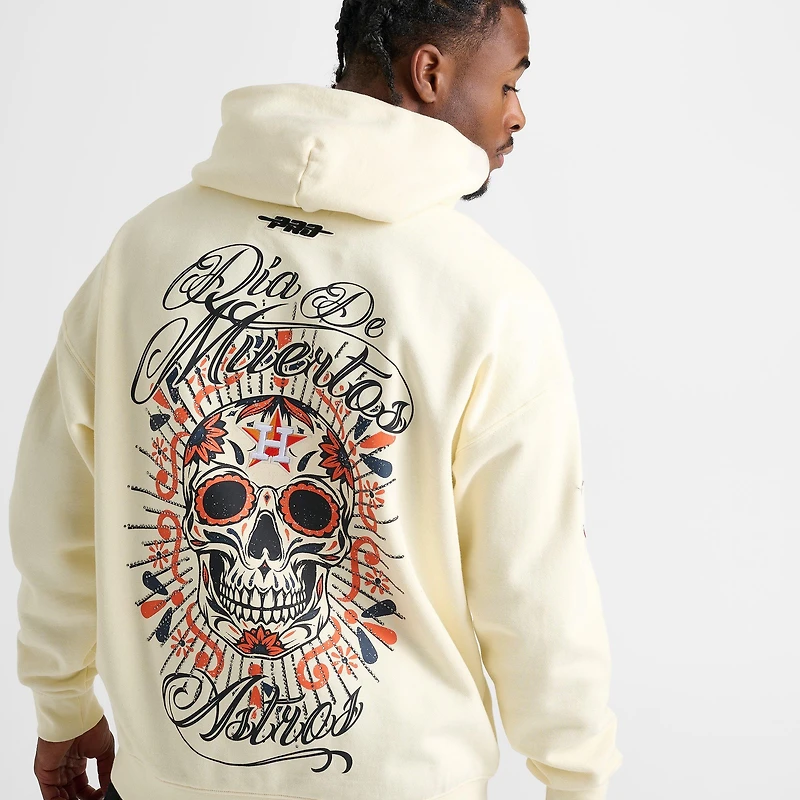 Men's Pro Standard Houston Astros MLB Eternal Skull Graphic Hoodie