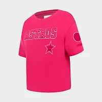 Girls' Big Kids' Pro Standard Houston Astros MLB Boxy T-Shirt