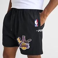 Men's Pro Standard Los Angeles Lakers NBA City Ransom Mesh Shorts