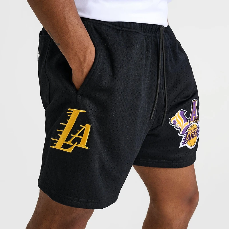 Men's Pro Standard Los Angeles Lakers NBA City Ransom Mesh Shorts