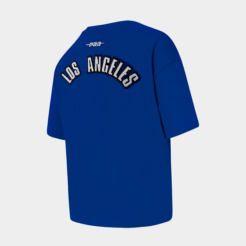 Girls' Big Kids' Pro Standard Los Angeles Dodgers MLB Classic Boxy T-Shirt