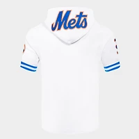 Men's Pro Standard New York Mets MLB Classic Chenille Double Knit Short-Sleeve Hoodie