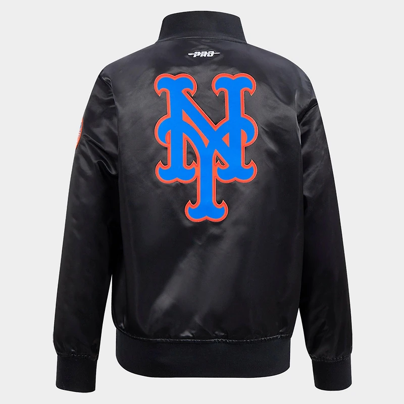 Big Kids' Pro Standard New York Mets MLB Classic Satin Jacket