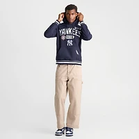 Men's Pro Standard New York Yankees MLB Letterman Fleece Pullover Hoodie