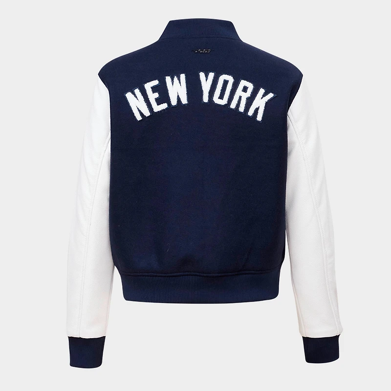 Women's Pro Standard New York Yankees MLB Classic Wool Varsity Jacket