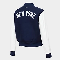 Women's Pro Standard New York Yankees MLB Classic Wool Varsity Jacket