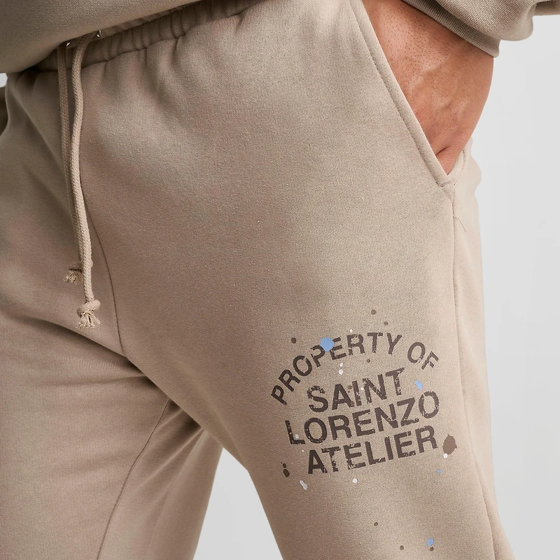 Men's Lorenzo Arte Flared Fleece Sweatpants