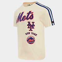 Men's Pro Standard New York Mets MLB Retro Classic Striped T-Shirt