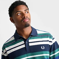 Men's Fred Perry Striped Relaxed Polo Shirt