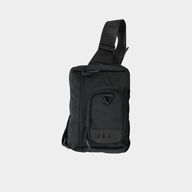 nike air jordan jumpman sling backpack bag Adjustable strap for comfortable crossbody carry Nike Air Jordan Sling Backpack