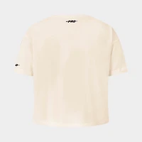 Girls' Big Kids' Pro Standard New York Mets MLB Retro Classic Boxy T-Shirt