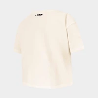 Girls' Big Kids' Pro Standard New York Mets MLB Retro Classic Boxy T-Shirt