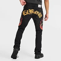 Men's Ed Hardy Cobra Denim Slim Taper Jeans