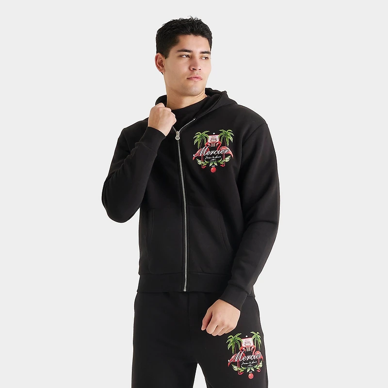 Men's Mercier Palm Hoops Fleece Full-Zip Hoodie