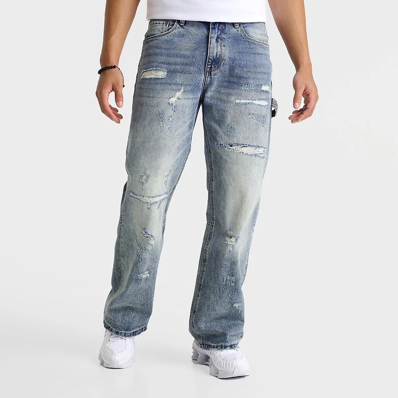 Men's Mercier Stressed Relaxed Hammer Denim Jeans