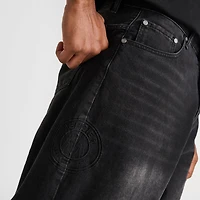 Men's Mercier Stressed Relaxed Hammer Lightweight Denim Jean Shorts