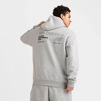 Men's New Balance Linear Graphic Fleece Hoodie