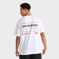 Men's New Balance Linear Stack Logo T-Shirt