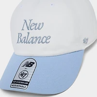 New Balance '47 Clean Up Wordmark Strapback Hat