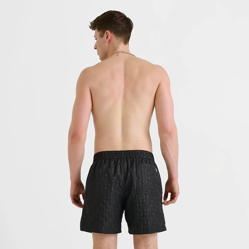 Men's Nike Swim Breaker Swoosh Link Lined Volley Shorts